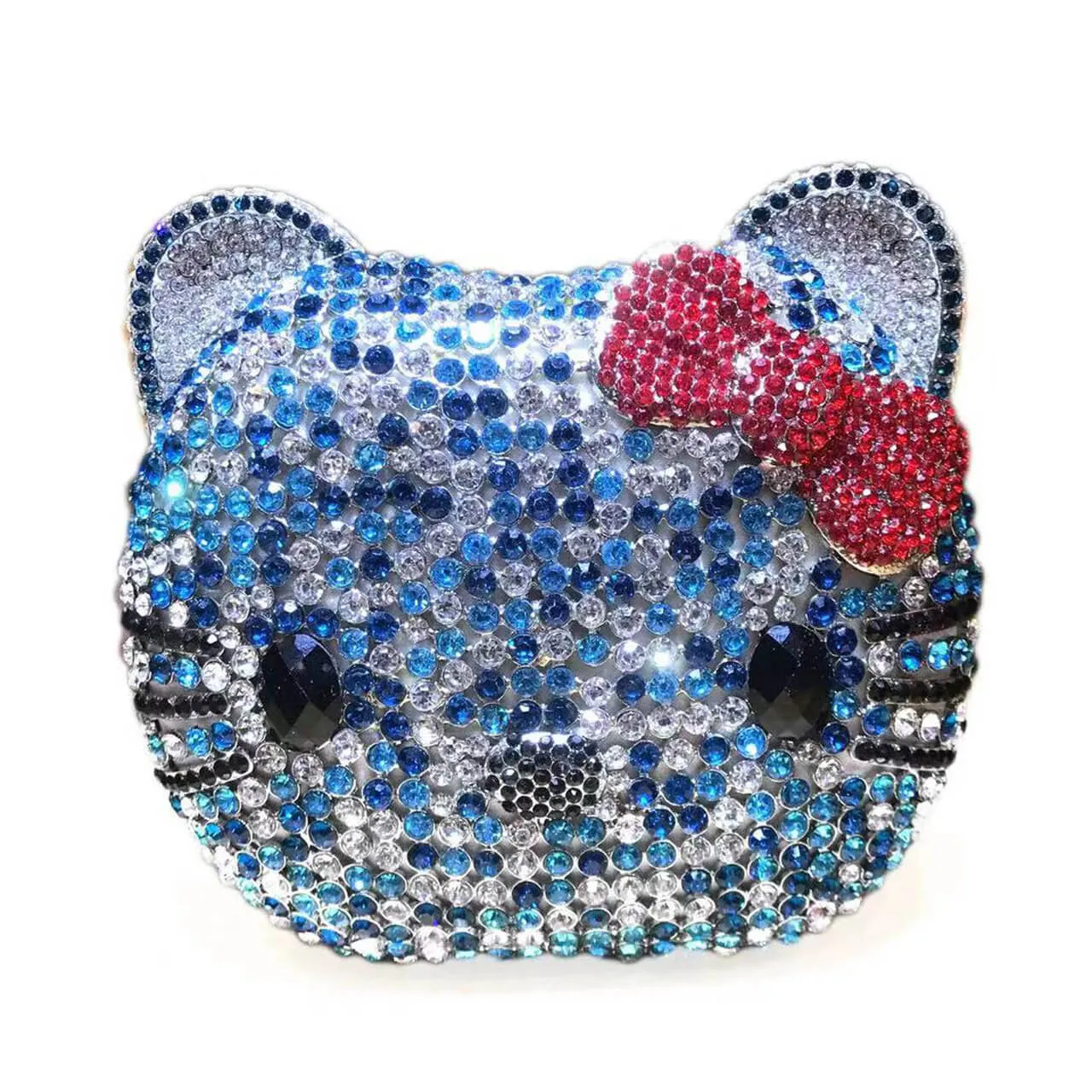 Crystal Kitty Cat Minaudiere