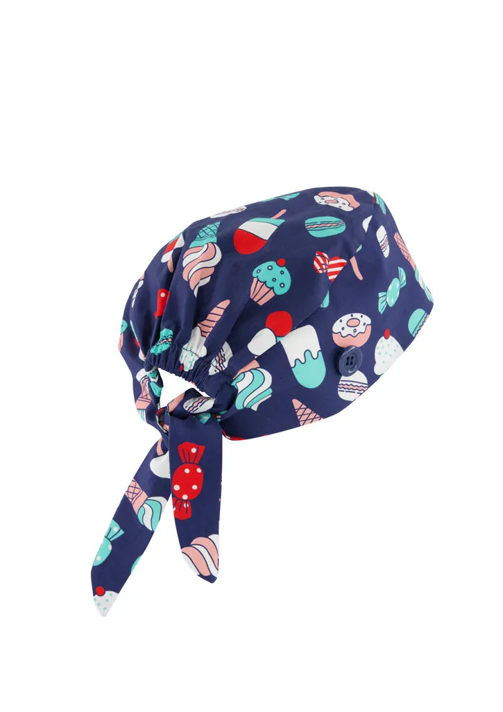 CSC245U BizCare Unisex Printed Scrub Cap