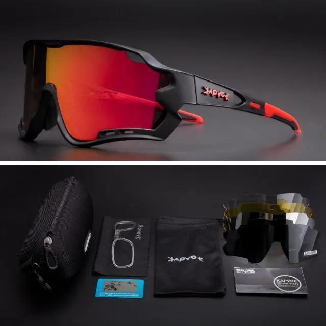 Cycling Glasses Men Sunglasses Bicycle Polaroid Photochromic 5 Lens Goggles Women MTB Man Bike Sports Fishing Accessories