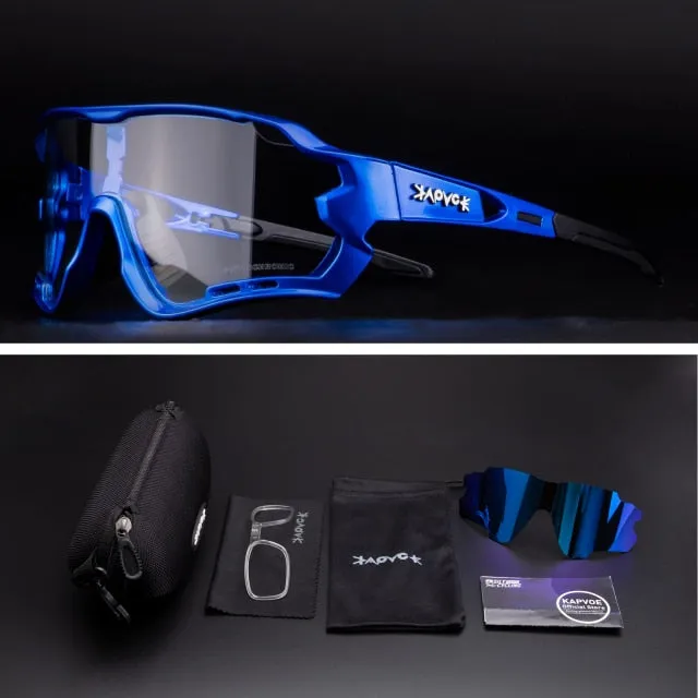 Cycling Glasses Men Sunglasses Bicycle Polaroid Photochromic 5 Lens Goggles Women MTB Man Bike Sports Fishing Accessories