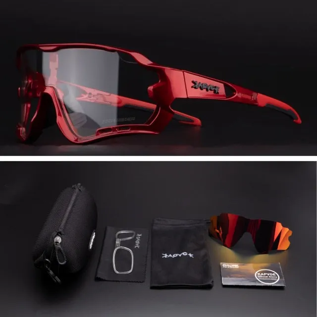 Cycling Glasses Men Sunglasses Bicycle Polaroid Photochromic 5 Lens Goggles Women MTB Man Bike Sports Fishing Accessories