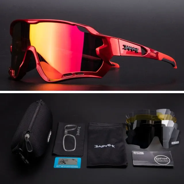 Cycling Glasses Men Sunglasses Bicycle Polaroid Photochromic 5 Lens Goggles Women MTB Man Bike Sports Fishing Accessories