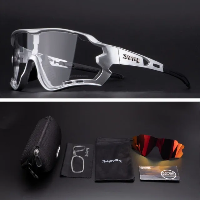 Cycling Glasses Men Sunglasses Bicycle Polaroid Photochromic 5 Lens Goggles Women MTB Man Bike Sports Fishing Accessories
