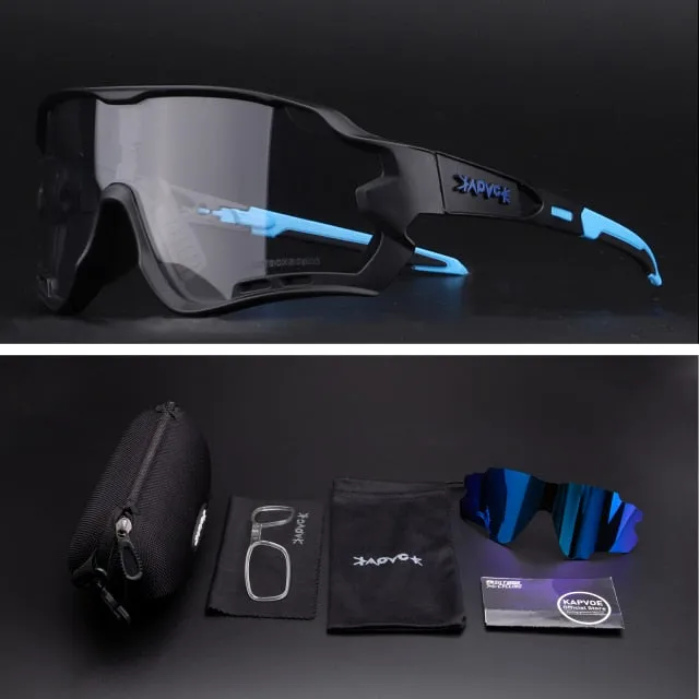 Cycling Glasses Men Sunglasses Bicycle Polaroid Photochromic 5 Lens Goggles Women MTB Man Bike Sports Fishing Accessories