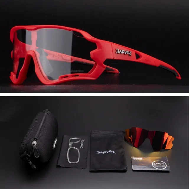 Cycling Glasses Men Sunglasses Bicycle Polaroid Photochromic 5 Lens Goggles Women MTB Man Bike Sports Fishing Accessories