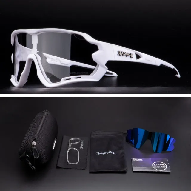 Cycling Glasses Men Sunglasses Bicycle Polaroid Photochromic 5 Lens Goggles Women MTB Man Bike Sports Fishing Accessories