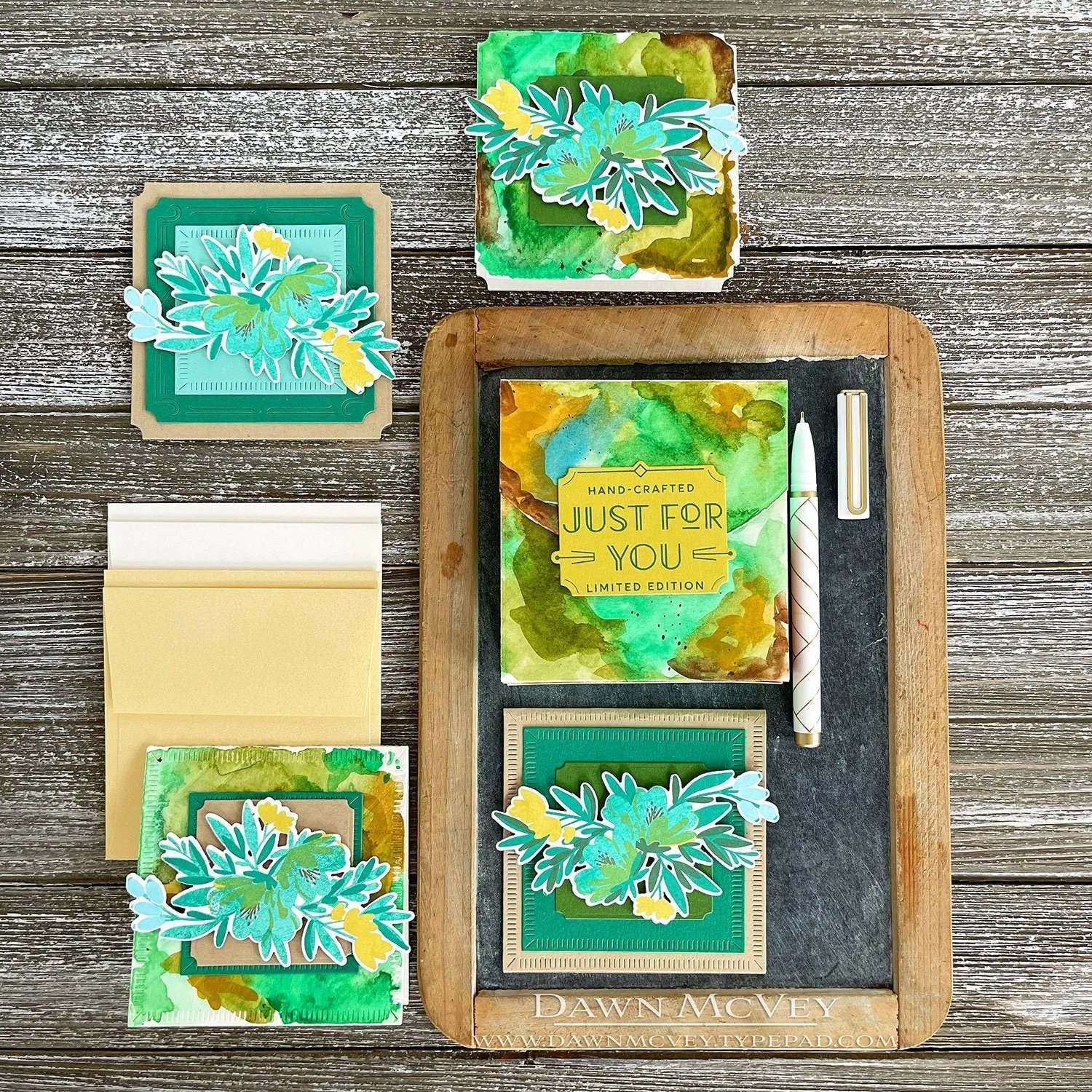 Deco Notecard Die