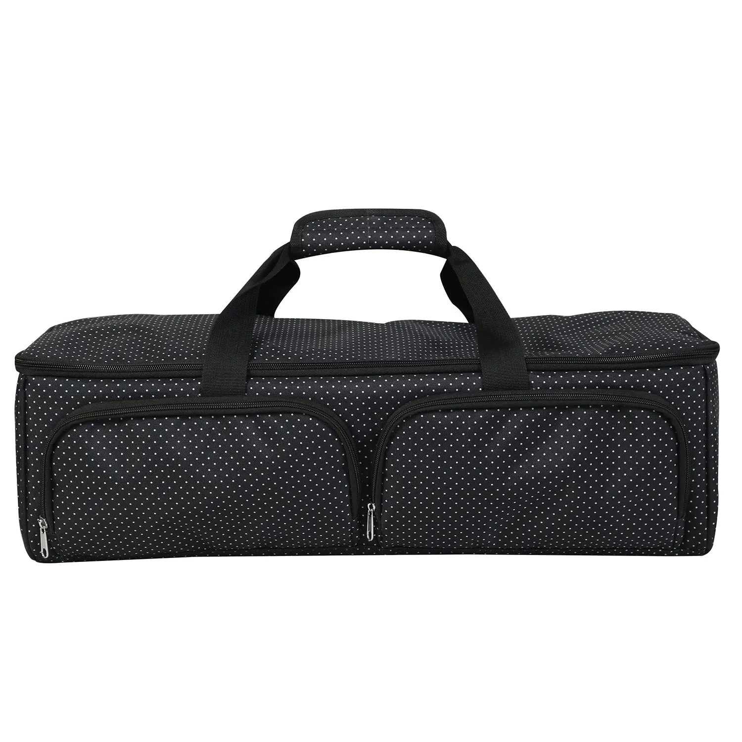 Die-Cut Machine Carrying Case, Black Polka Dot