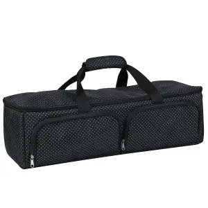 Die-Cut Machine Carrying Case, Black Polka Dot