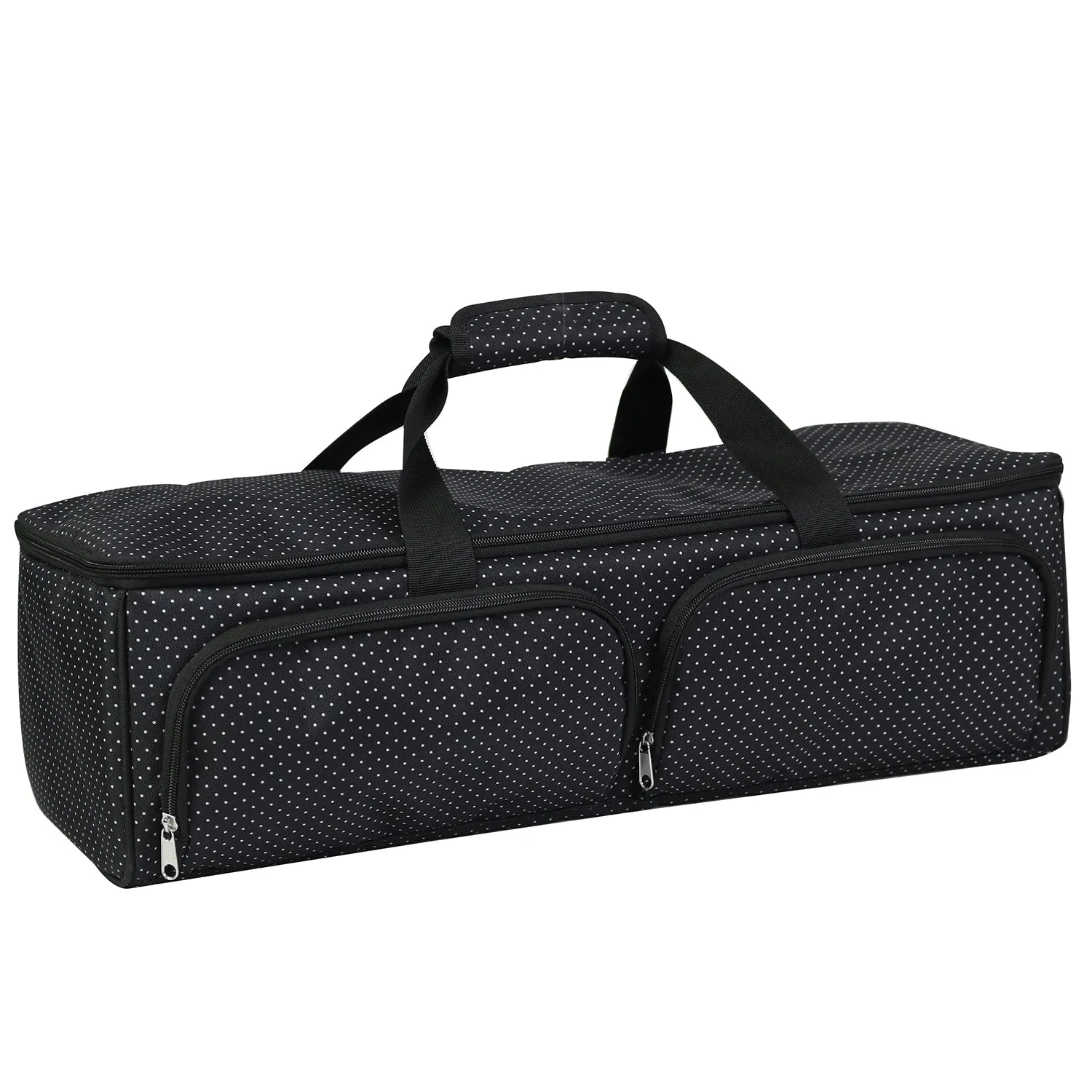 Die-Cut Machine Carrying Case, Black Polka Dot