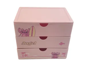 Disney Lilo & Stitch Collection 3 Drawer Organizer(Angel)