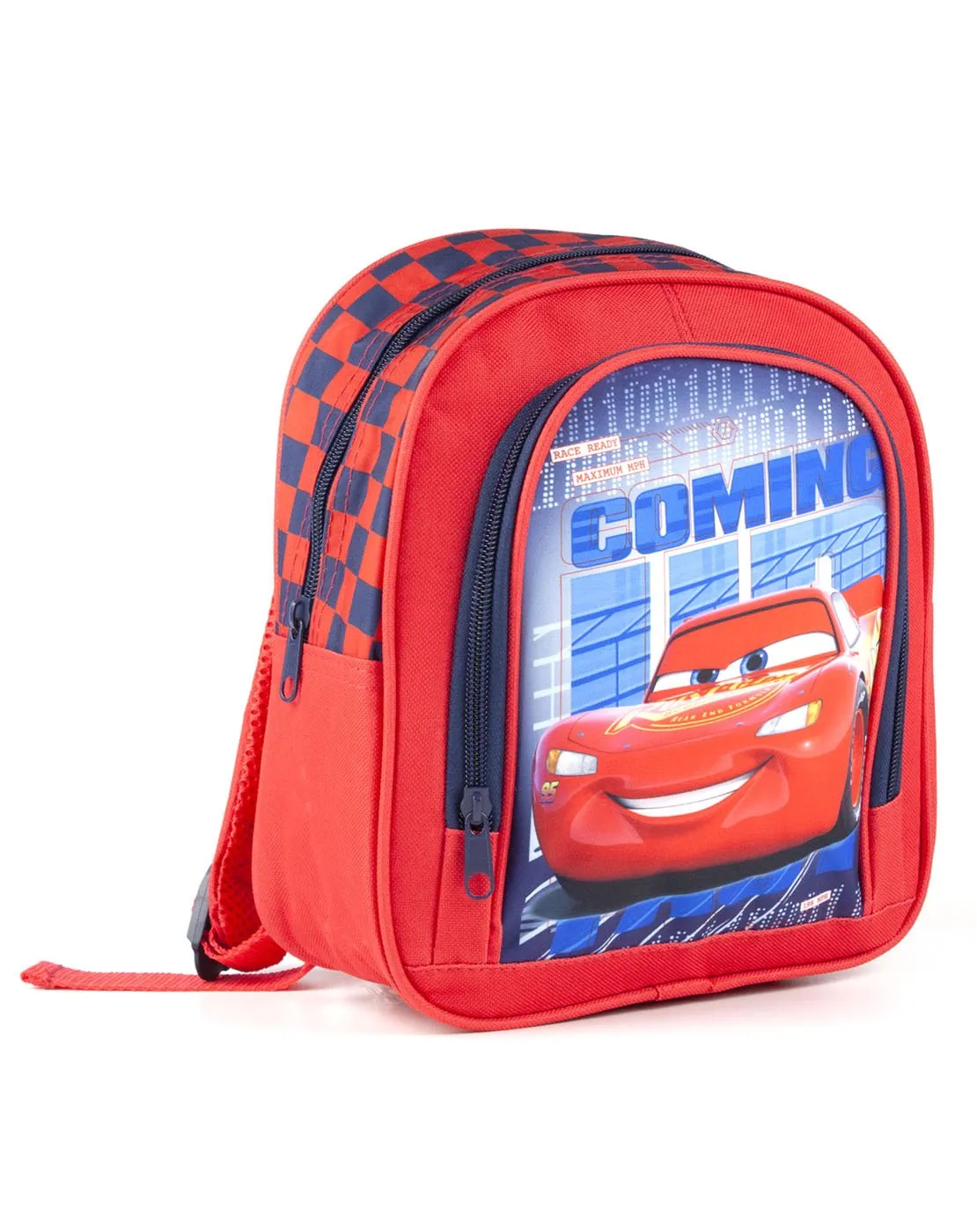 Disney Pixar Cars Lightning Mcqueen Kid's Red School Backpack