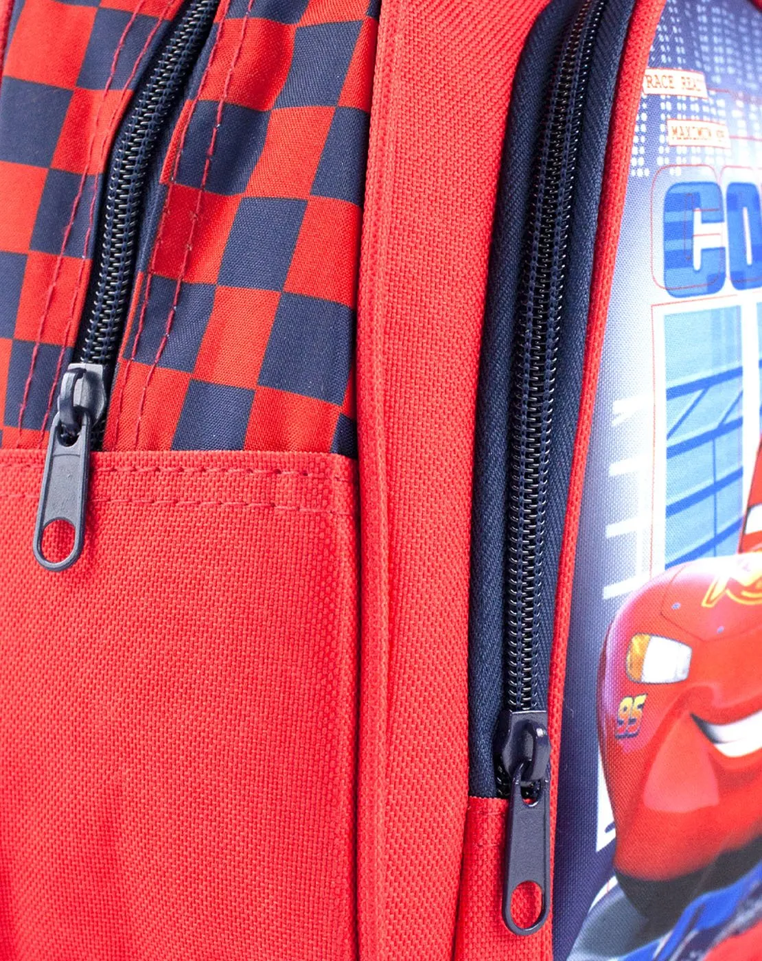Disney Pixar Cars Lightning Mcqueen Kid's Red School Backpack