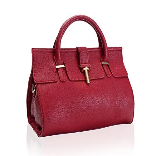 Doctor Style Faux Leather Satchel Bag