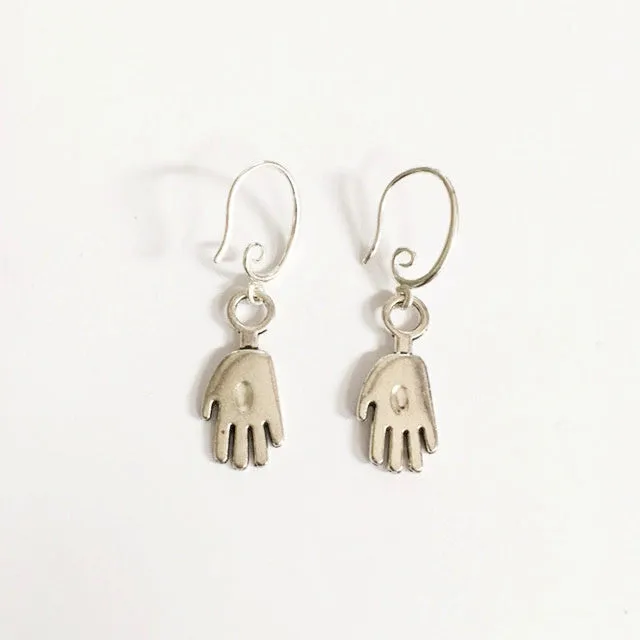 Earrings/hand shaped/hand therapy jewelry