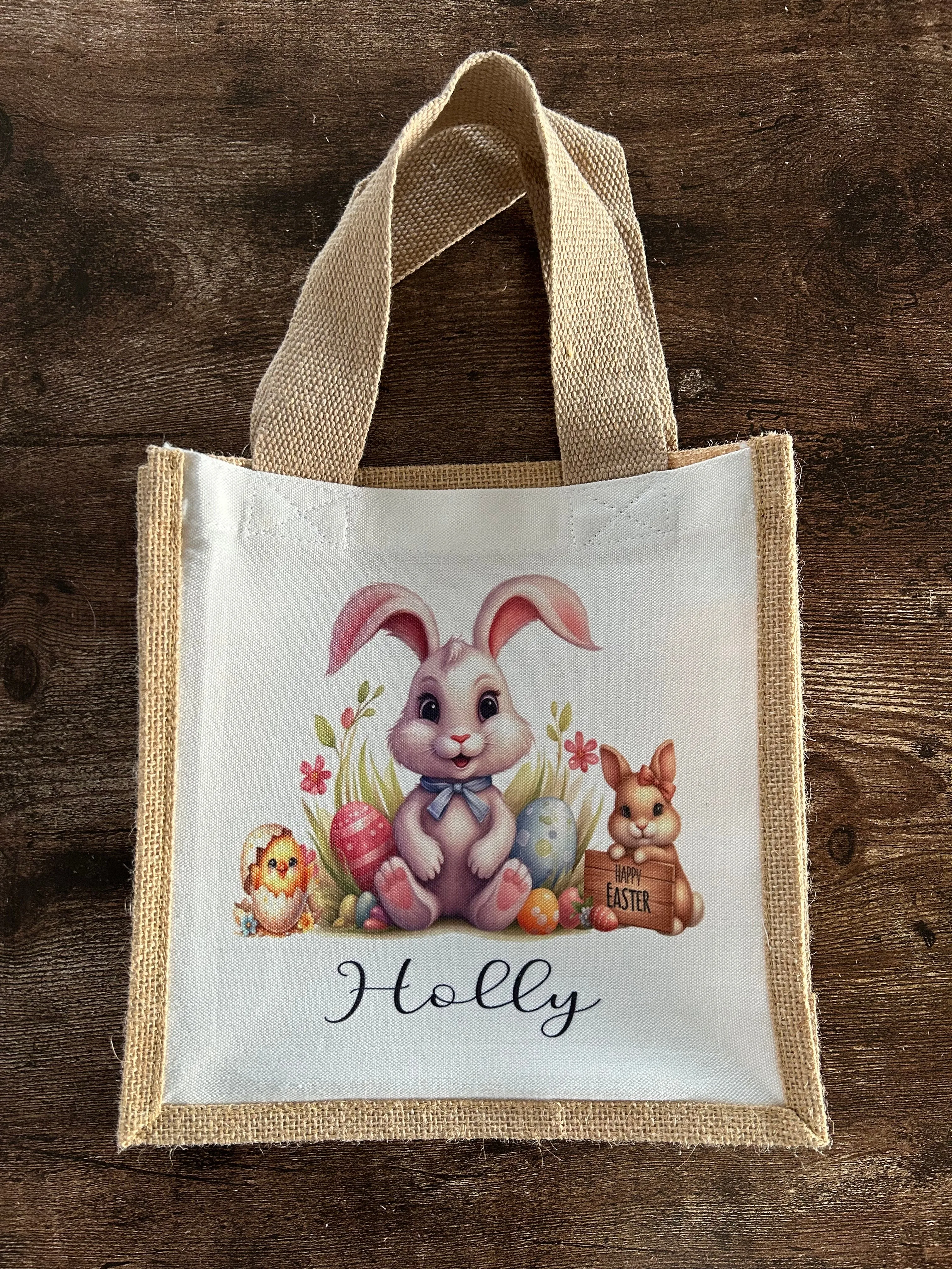 Easter Egg Bag, Personalised Easter Bag, Easter Hunt Bag, Kids Easter Bag, Easter Egg Treat Bag