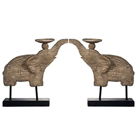 Elephant Candle Holder - Set of 2