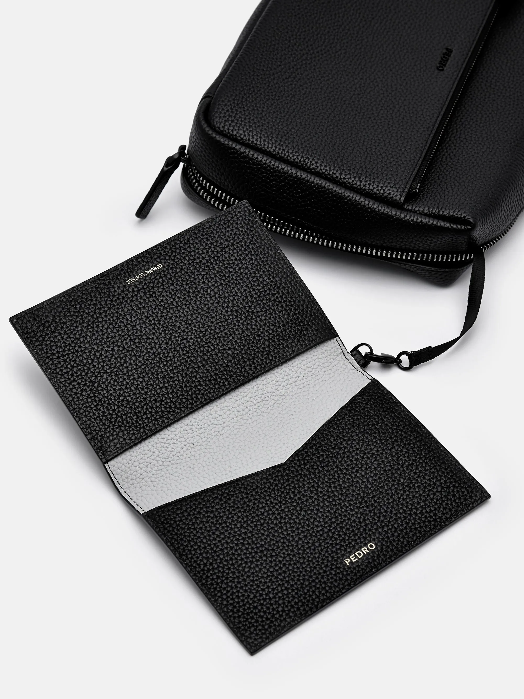 Embossed Leather Pouch