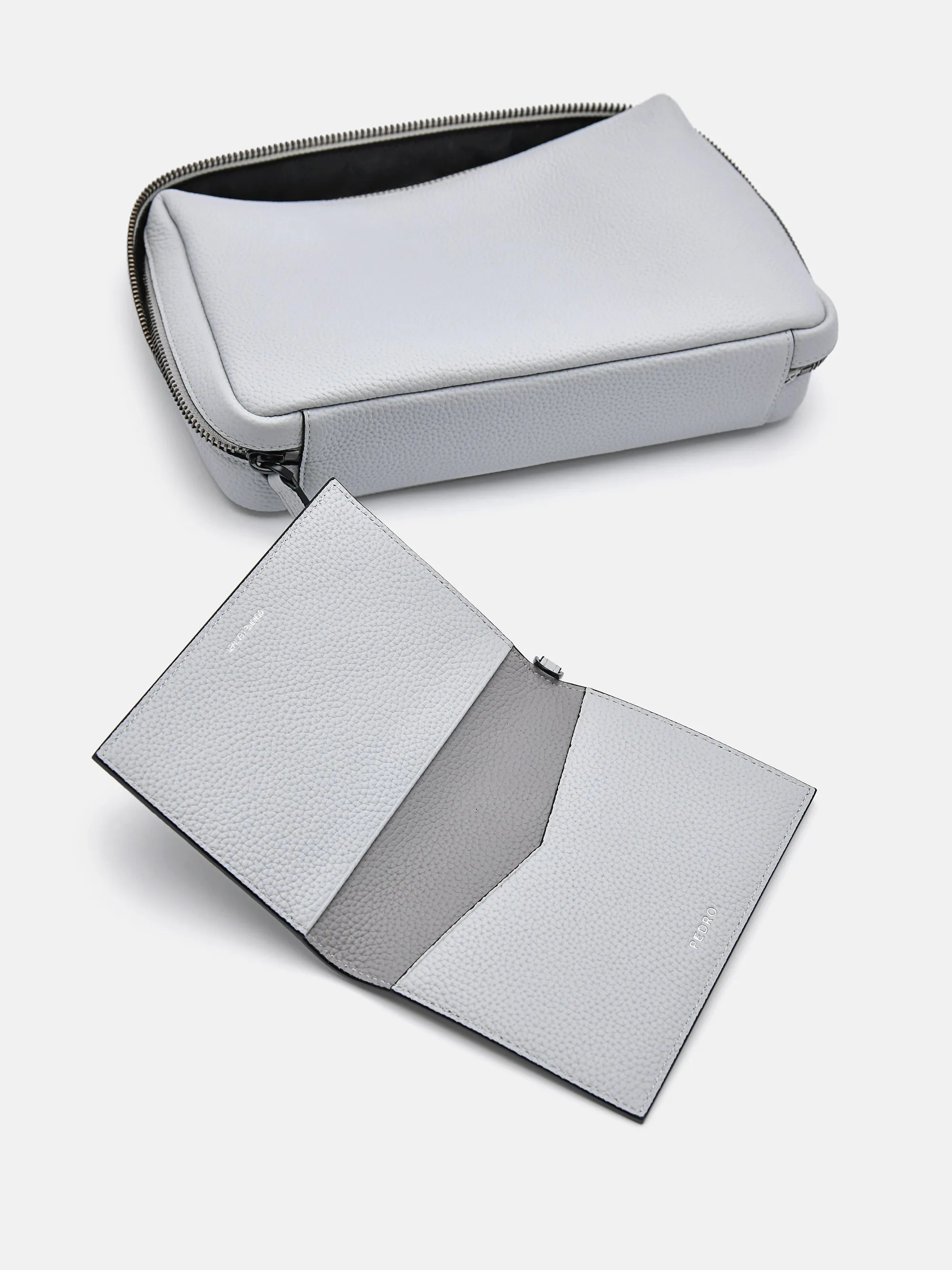 Embossed Leather Pouch