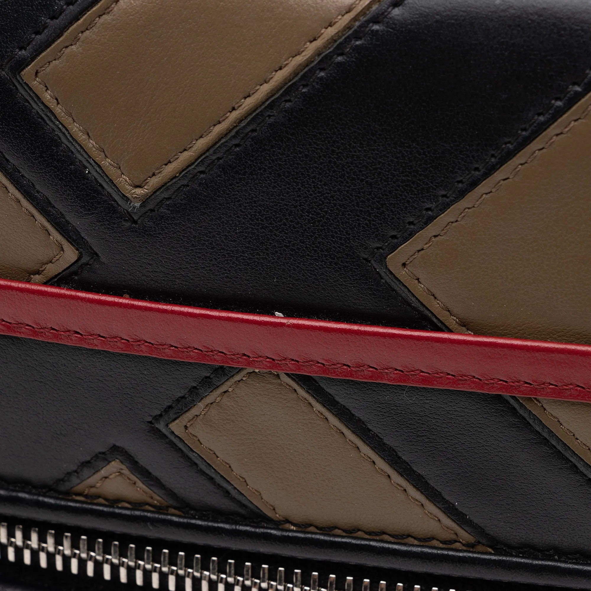 Fendi FF Calfskin Century Runaway Small Tote (SHF-6Kw03X)