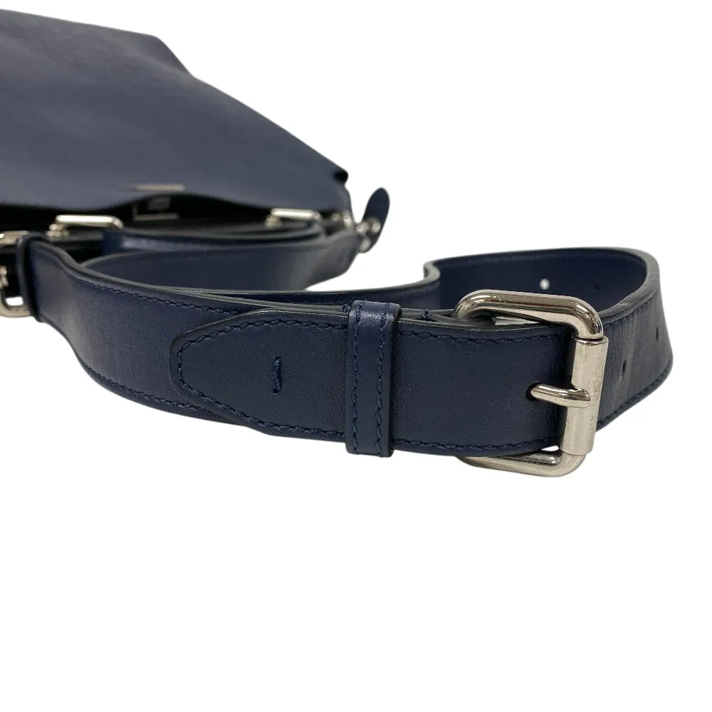 FENDI Handbag 7VA476 leather Navy Peekaboo Essential