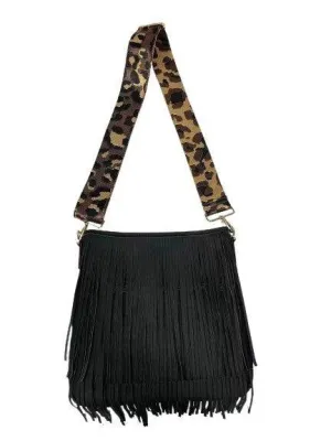 Fringe Bucket Bag Handbag