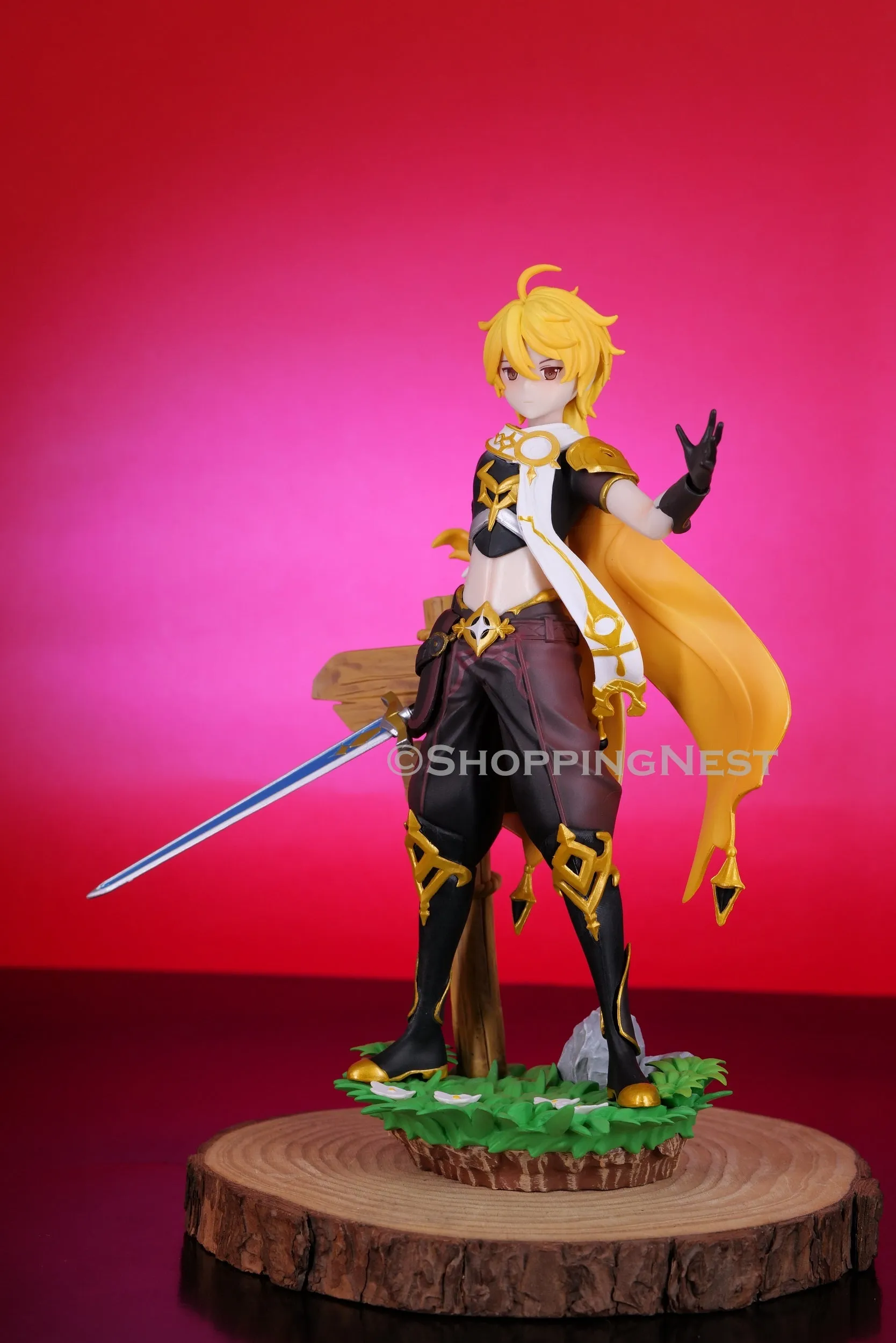 Genshin Impact Aether Gaming Action Figure | 26 Cms |