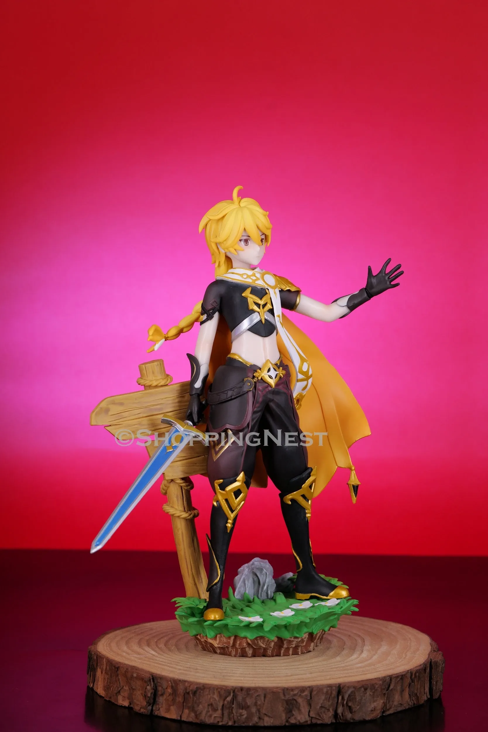 Genshin Impact Aether Gaming Action Figure | 26 Cms |