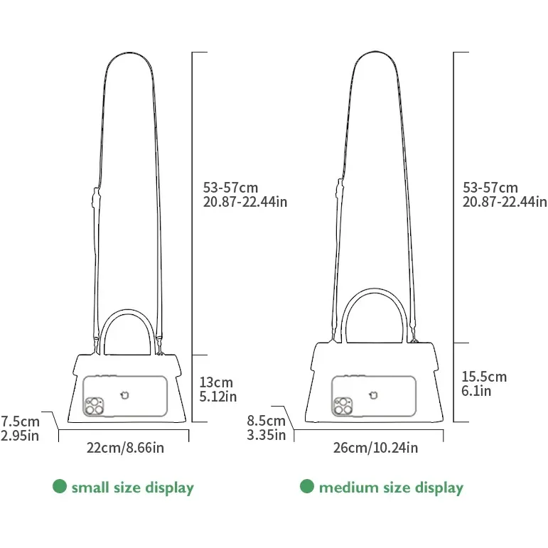 Genuine Leather Lock Decor Flap Pocket Handbag
