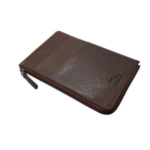 Genuine Leather Zippered Passport | Card | Boarding Pass Travel Holder  - MIRELLE