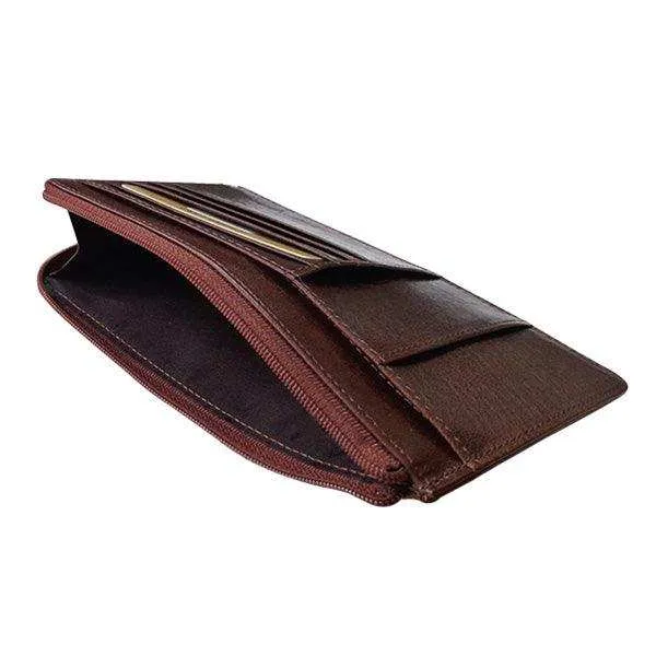 Genuine Leather Zippered Passport | Card | Boarding Pass Travel Holder  - MIRELLE