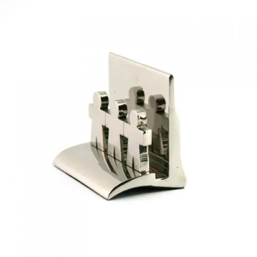 Hand in Hand Metal Name Card Holder
