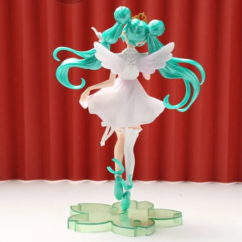 Hatsune Miku Waifu GREEN Action Figure (22 Cms)