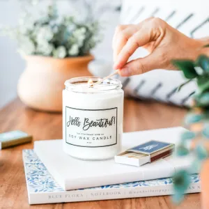 Hello Beautiful - Hand Poured Candle
