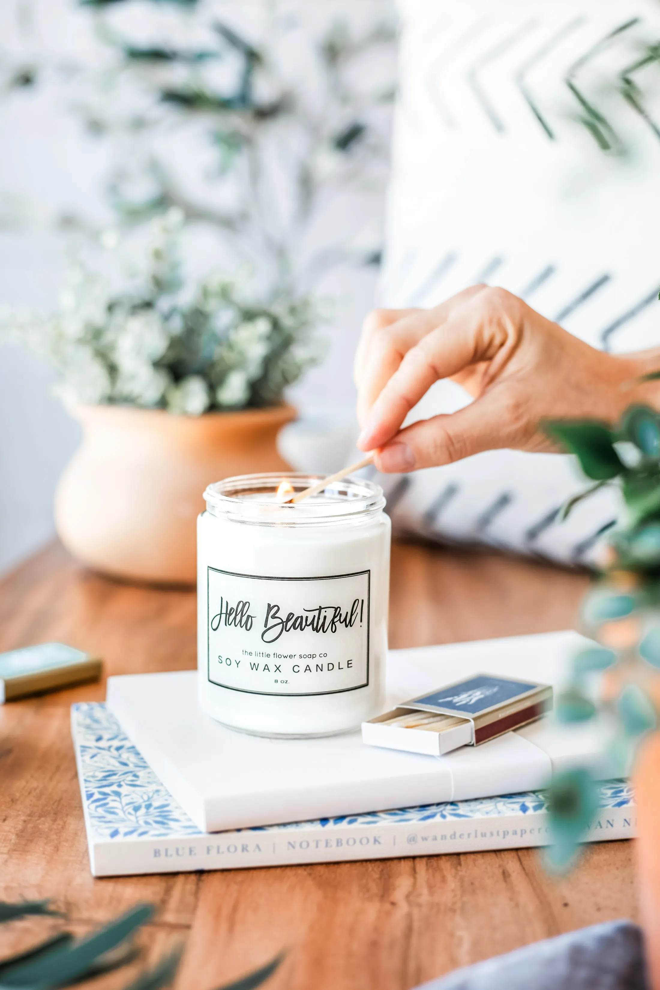 Hello Beautiful - Hand Poured Candle