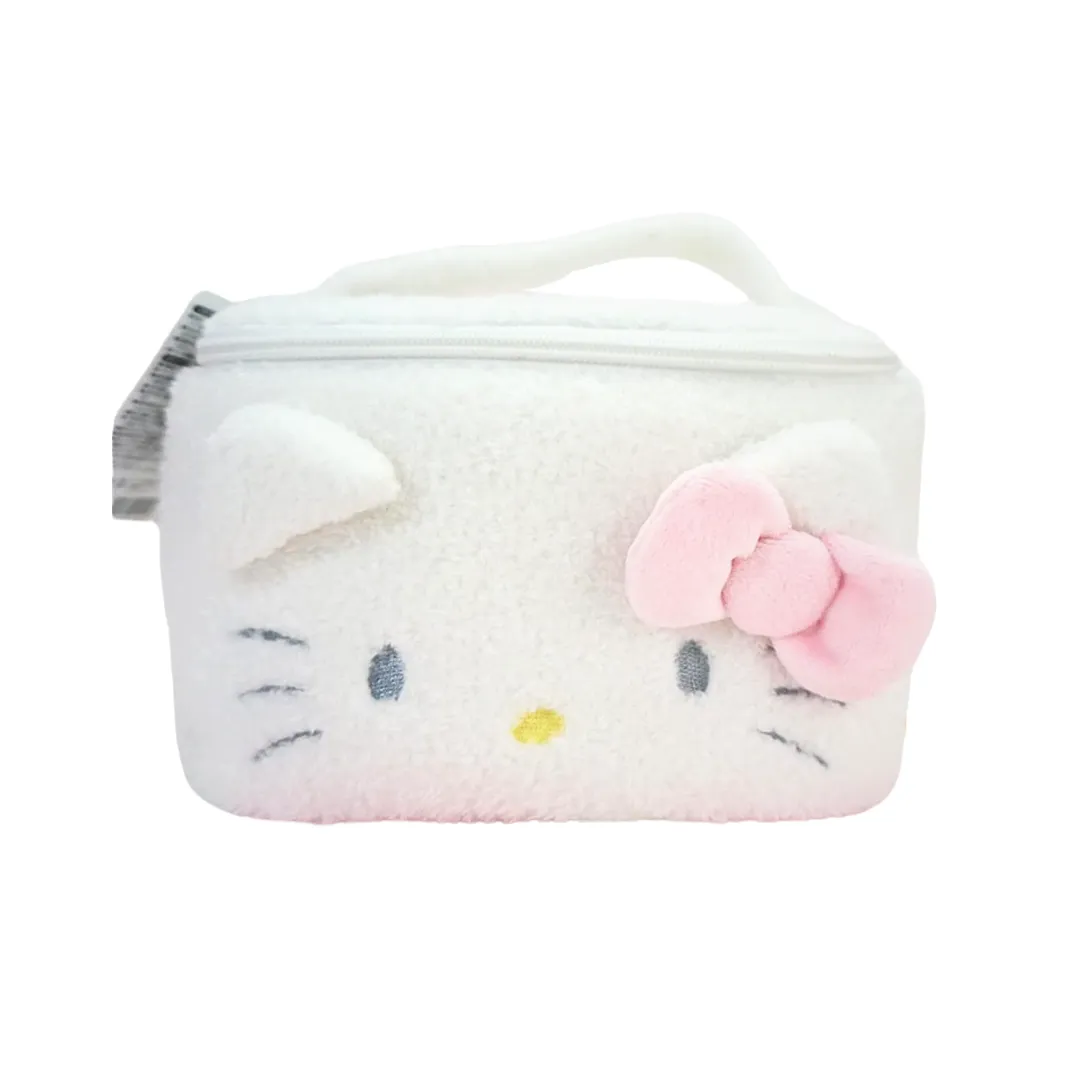 Hello Kitty Fuzzy Sanrio Makeup Bag