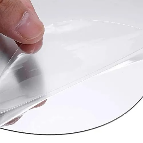 INKIES Oval Shape Adhesive Mirror Sticker for Wall on Tiles Bathroom Bedroom Living Room Basin Mirror Bathroom Wall Mirror Stickers Unbreakable Plastic Wall Mirror 30 * 20