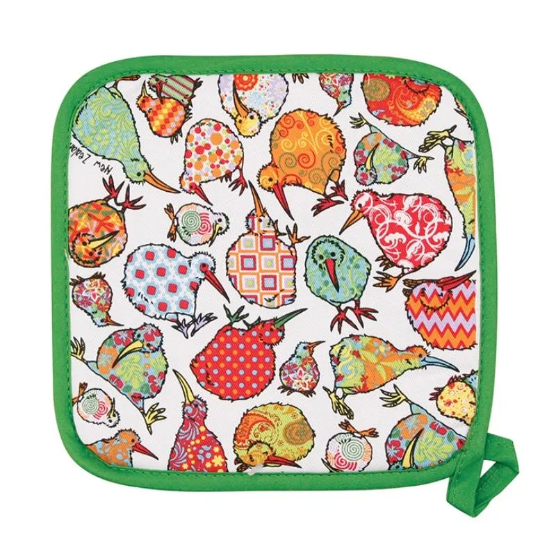 Kaleidoscope Kiwi Pot Holder