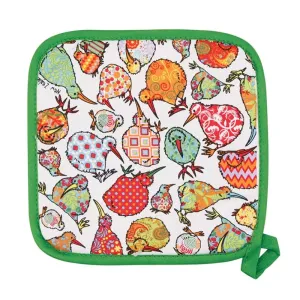 Kaleidoscope Kiwi Pot Holder