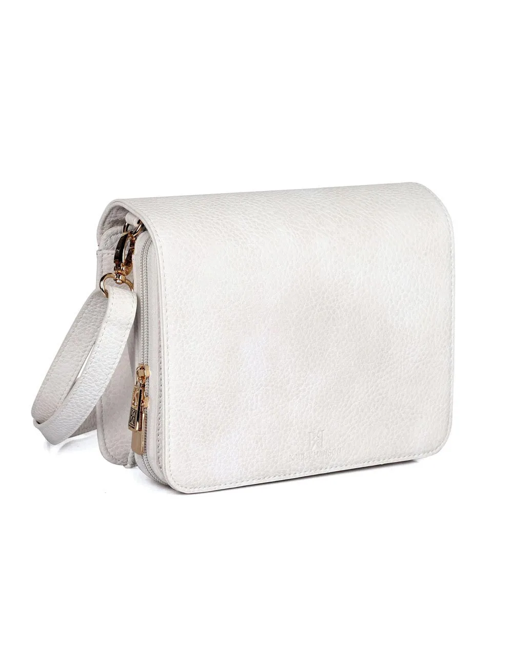 Karla Hanson Linda Women's Crossbody Organizer Bag Ivory