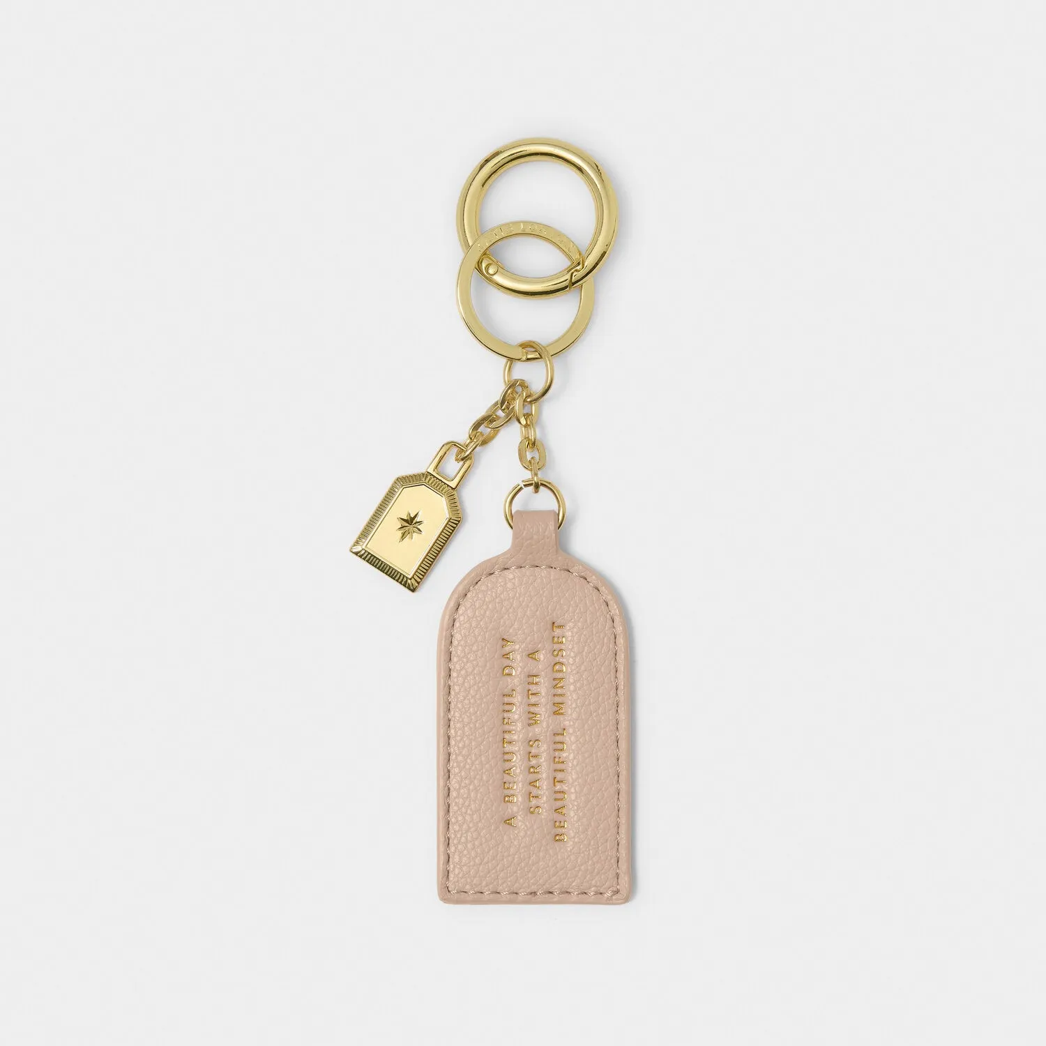 Katie Loxton 'A Beautiful Day Starts With A Beautiful Mindset' Keepsake Keyring