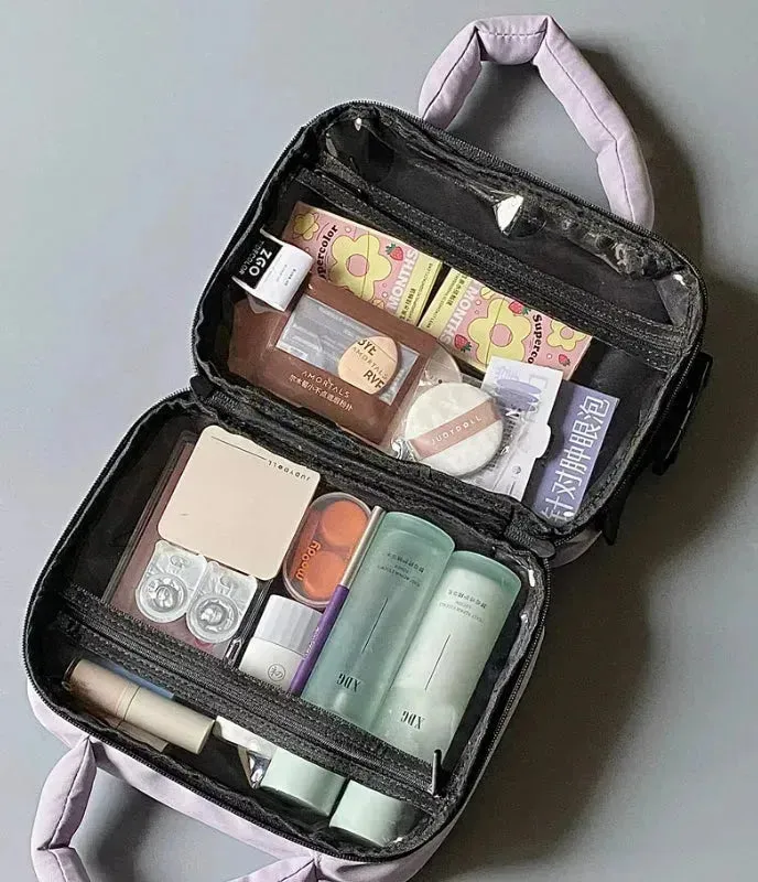Kawaii Kuromi and Hello Kitty Makeup Bag