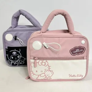 Kawaii Kuromi and Hello Kitty Makeup Bag