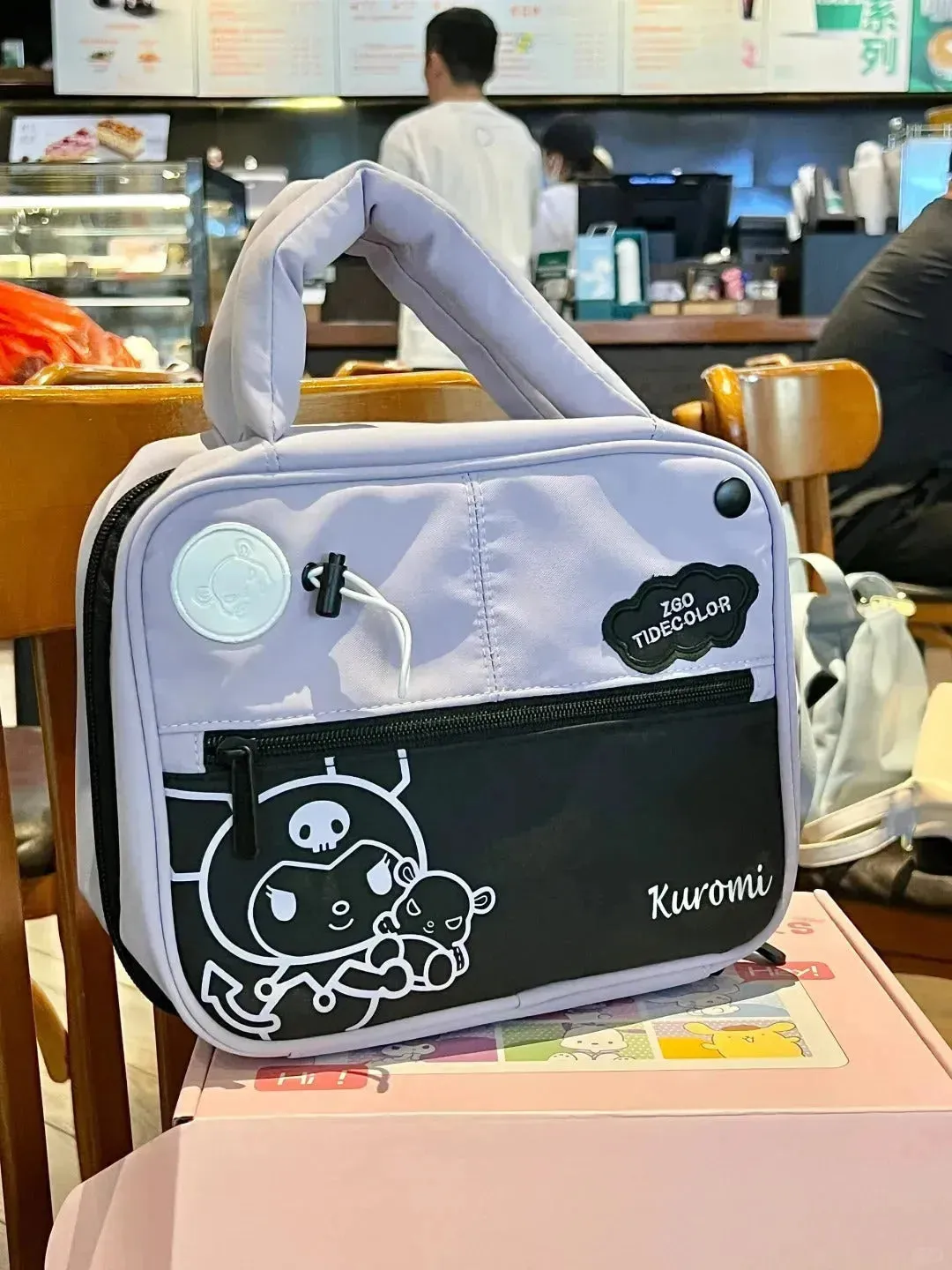 Kawaii Kuromi and Hello Kitty Makeup Bag