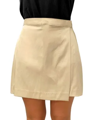 Khaki Performance Flap Skort