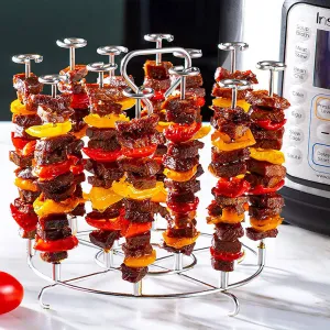 Kitchen Air Fryer Rack Accessory BBQ Grill Tray Roasting Holder Tool