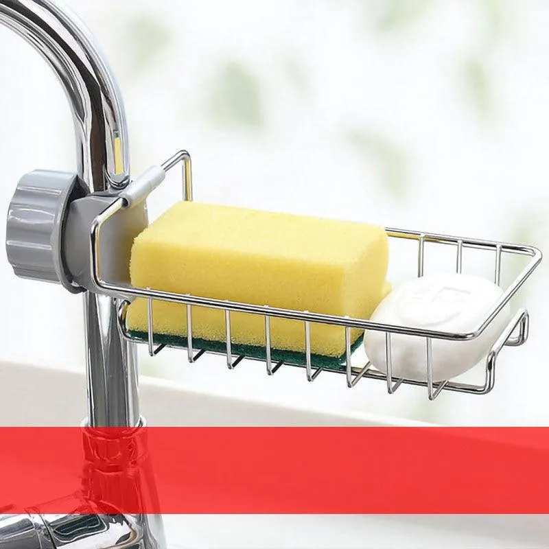 Kitchen Stainless Steel Faucet Sink Holder