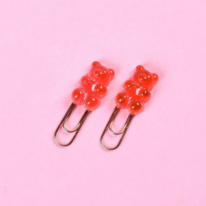 Korean Gummy bear cartoon shape paper clip NP-070028