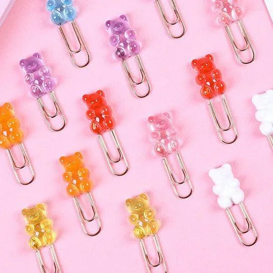 Korean Gummy bear cartoon shape paper clip NP-070028