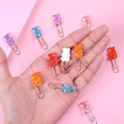 Korean Gummy bear cartoon shape paper clip NP-070028